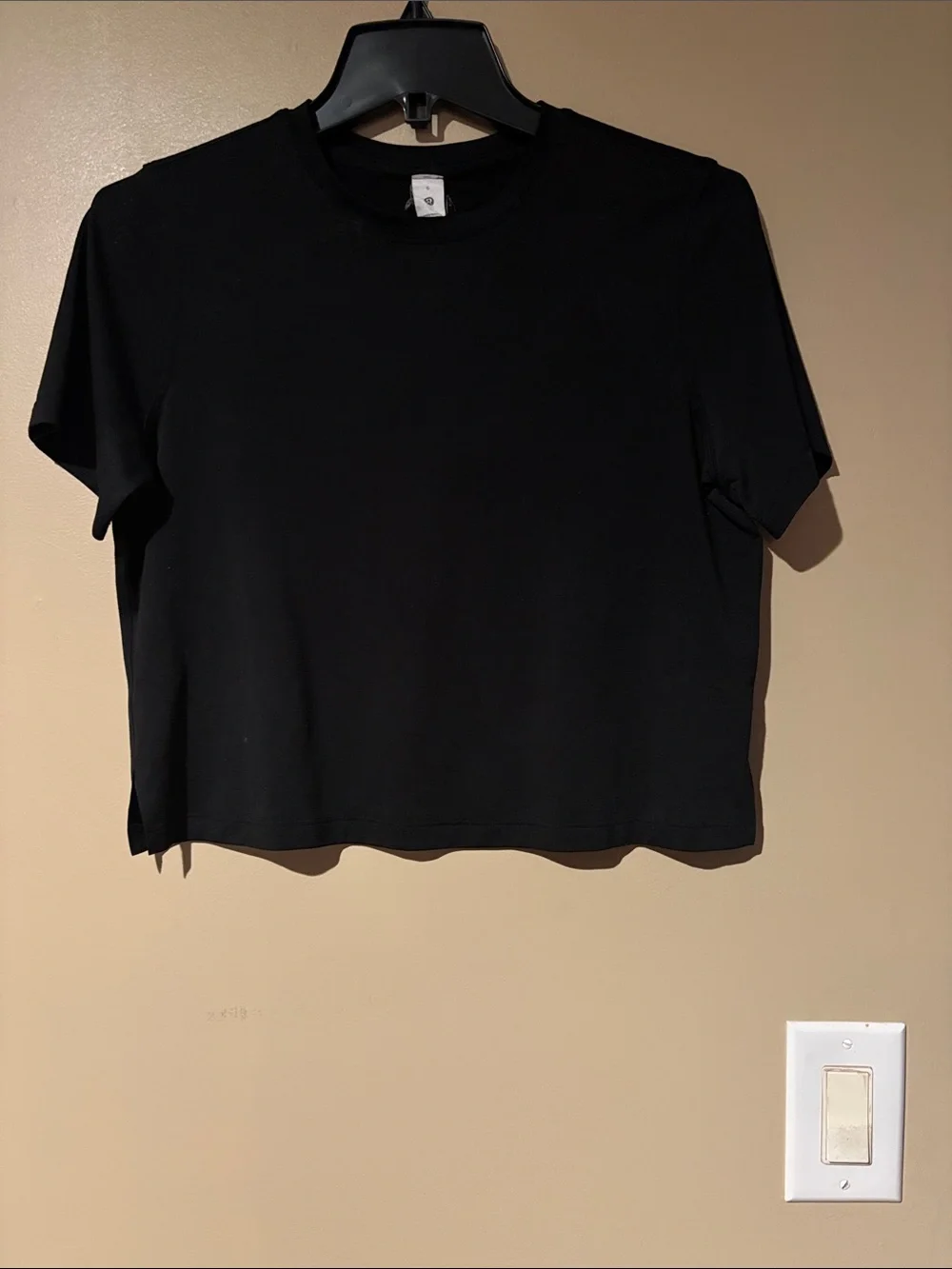 lululemon athletica Black Short Sleeve Crew Tee